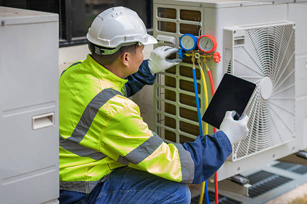 Professional Hvac technician working in South Dennis, MA